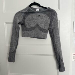 Gymshark long sleeve crop top